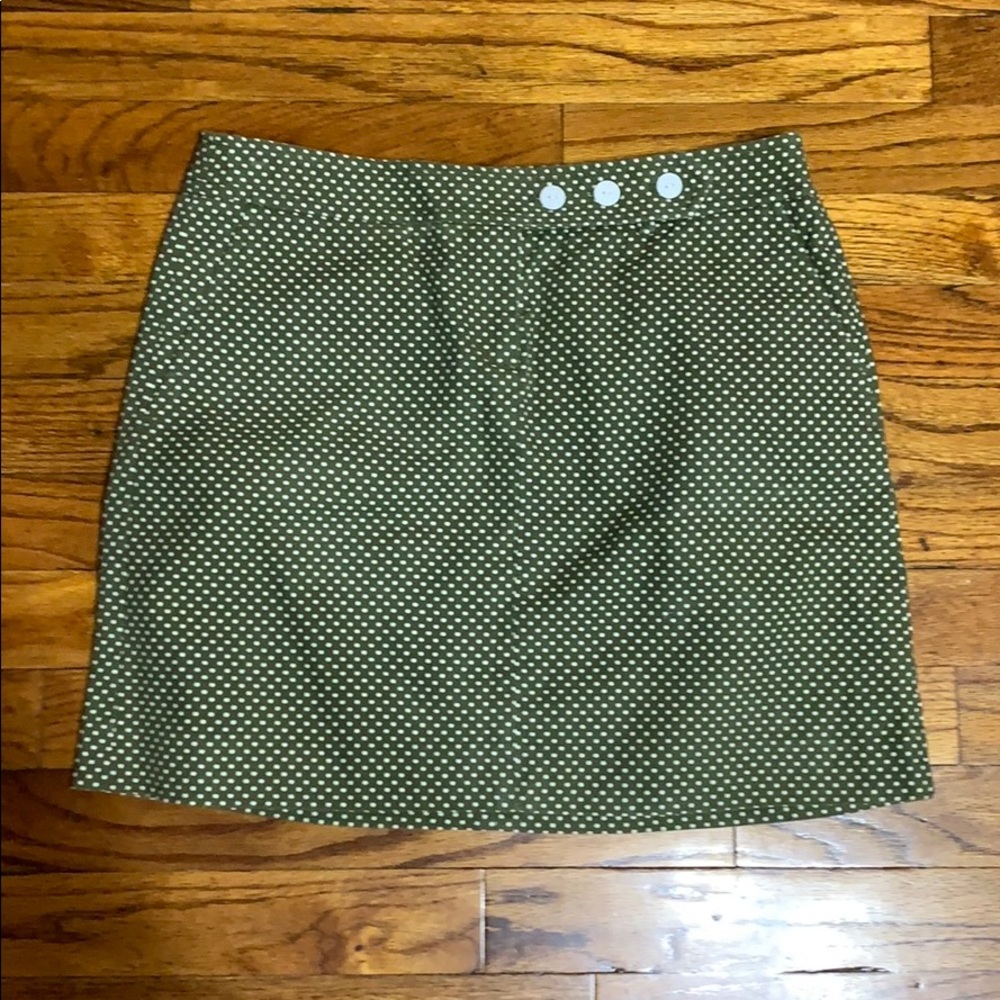 J crew polka dot skirt